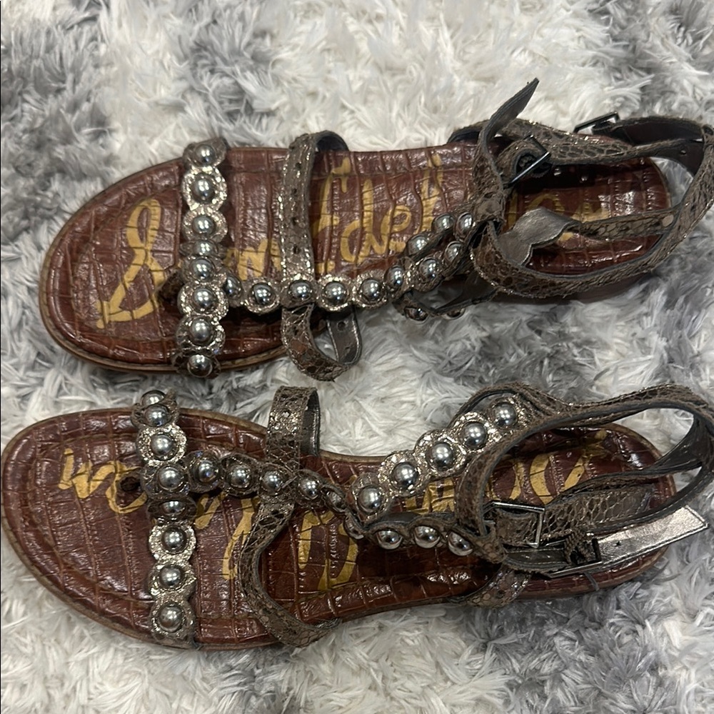 Sam Edelman Silver Sandals